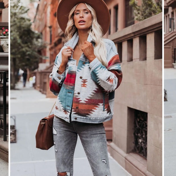 Sunset Arizona Denim Jean Jacket - Picture 8 of 16